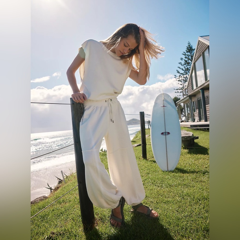 Free People movement Throw’N  go onesie in sea salt